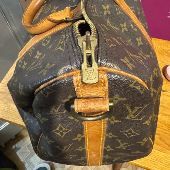 Louis Vuitton Brown and Tan Duffel Bag - Picture 5 of 14